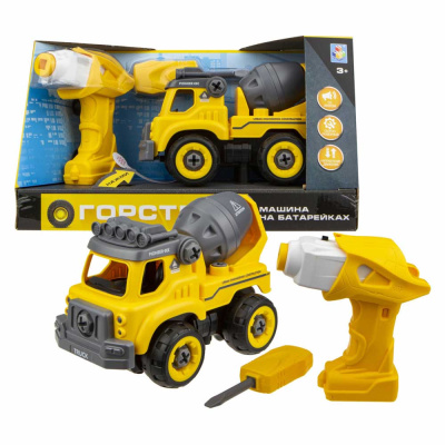Бетономешалка Горстрой с двигателем 1Toy Т16957